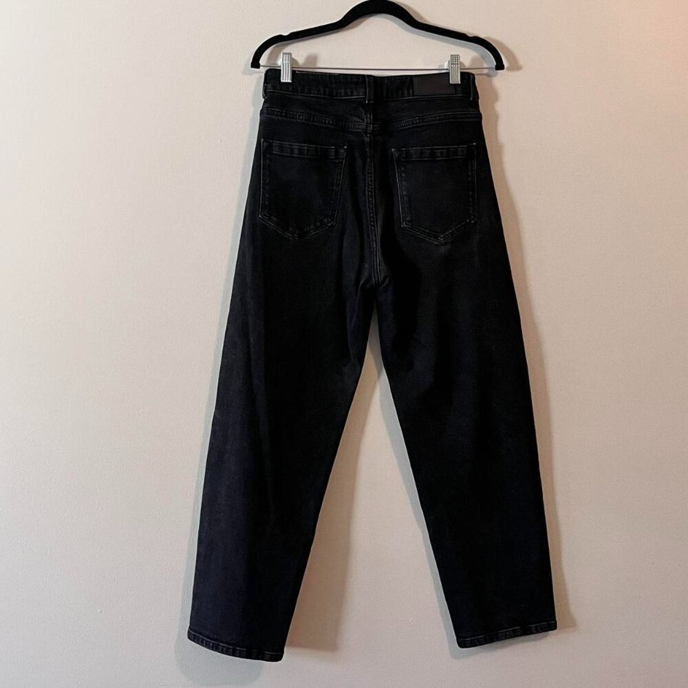 HOLIDAY SALE 50% OFF! // Whistles Black High Rise Barrel Jean